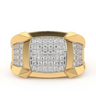 Katrin Round Diamond Ring For Men