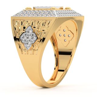 Martina Round Diamond Ring For Men