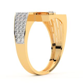 Sandra Round Diamond Ring For Men