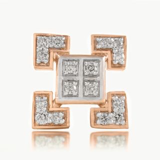 Qudraglint Diamond Men's Studs