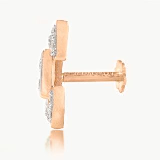 Qudraglint Diamond Men's Studs