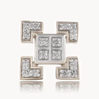 Qudraglint Diamond Men's Studs