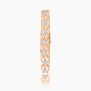 Raha Round Diamond Mens Bracelet