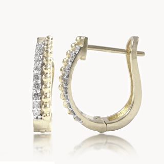 Linear Raw Diamond Earrings