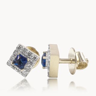 Ocean's Frame Diamond Earrings