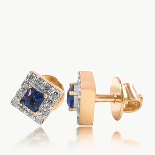 Ocean's Frame Diamond Earrings