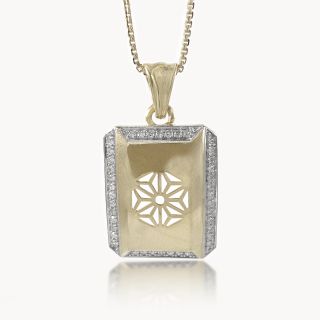 Kriti Mandala Diamond Pendant