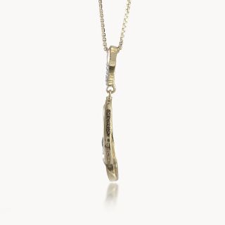 Droplet Design Diamond Pendant