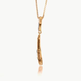 Droplet Design Diamond Pendant