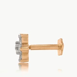 FLORA'S DIAMOND NOSE PIN