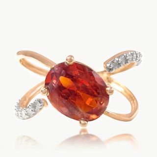 Agate Red Stone Diamond Rings