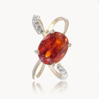 Agate Red Stone Diamond Rings