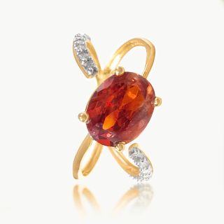 Agate Red Stone Diamond Rings