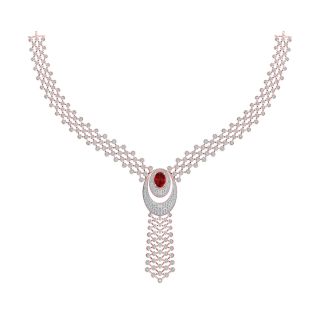 Latest Diamond Necklace Set For Wedding