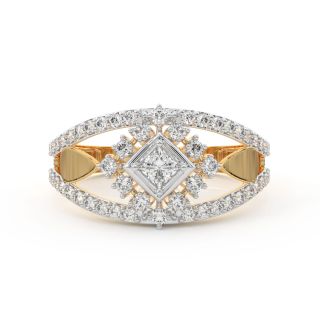 Garvey Round Diamond Engagement Ring