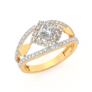 Garvey Round Diamond Engagement Ring