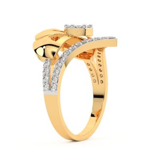 Shon Round Diamond Engagement Ring