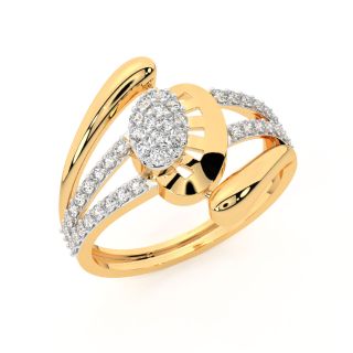 Tynan Round Diamond Engagement Ring