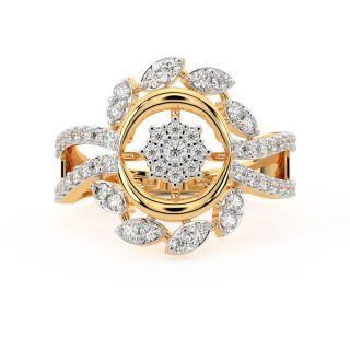 Melik Round Diamond Engagement Ring