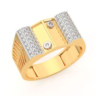 Shiye Round Diamond Ring For Men