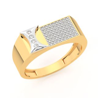 Yuma Round Diamond Engagement Ring For Him