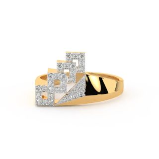 Sabah Round Diamond Engagement Ring