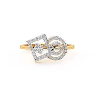 Adara Round Diamond Engagement Ring