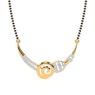 New Diamond Mangalsutra Design For Ladies