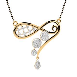 Mangalsutra Design With Infinity Shape