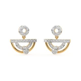 Jaen Round Diamond Earrings