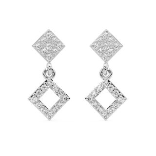 Josey Round Diamond Earrings