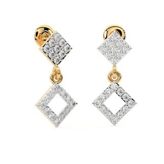 Josey Round Diamond Earrings