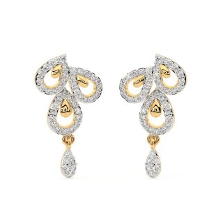 Jake Round Diamond Earrings