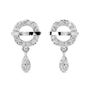 Jannah Round Diamond Earrings