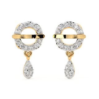 Jannah Round Diamond Earrings