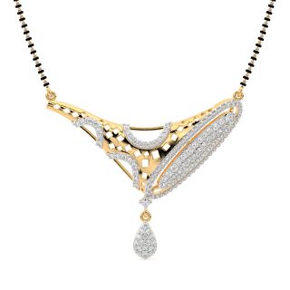 New Diamond Mangalsutra Design