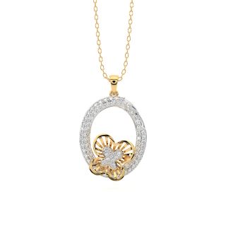 Eion Round Diamond Office Wear Pendant