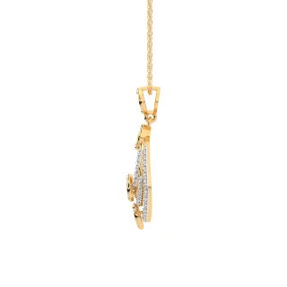 Keri Round Diamond Office Wear Pendant