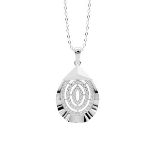 Keely Round Diamond Office Wear Pendant