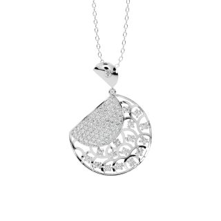 Marilla Round Diamond Office Wear Pendant