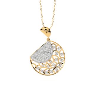 Marilla Round Diamond Office Wear Pendant