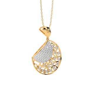 Marilla Round Diamond Office Wear Pendant