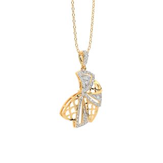 Piran Round Diamond Office Wear Pendant