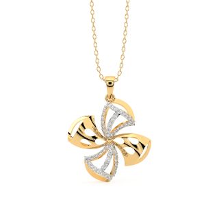 Caley Round Diamond Office Wear Pendant