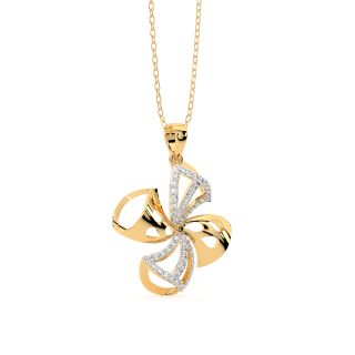 Caley Round Diamond Office Wear Pendant