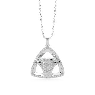 Liam Round Diamond Office Wear Pendant