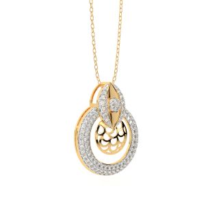 Ranalt Round Diamond Office Wear Pendant