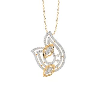 Ronan Round Diamond Office Wear Pendant