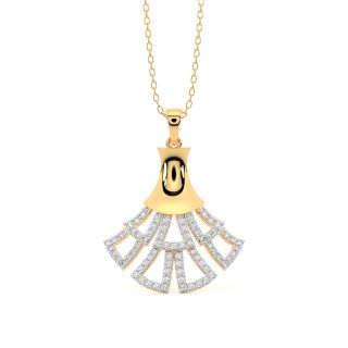 Rian Round Diamond Office Wear Pendant