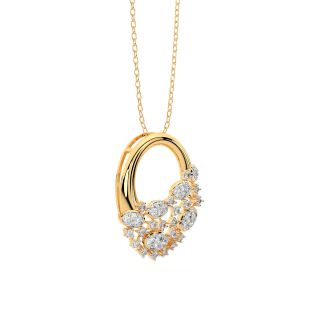 Alayna Round Diamond Pendant